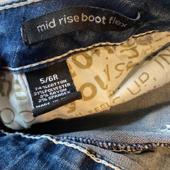 Juniors mid rise bootcut jeans - Picture 10 of 10